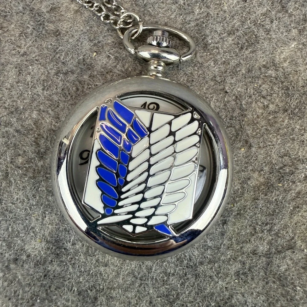 Attack On Titan Pocket Watch AOT Wings Of Freedom Anime Manga Levi‎ Ackerman